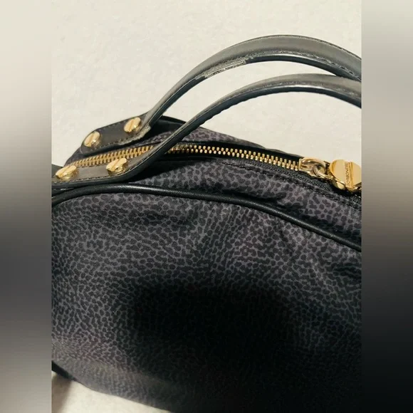 Borbonese Redwall Black Crossbody Bag - Picture 12 of 15